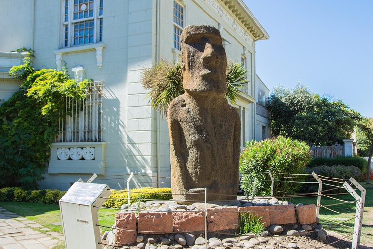 From Santiago: VIP Tour to Valparaiso, Viña del Mar, Wine, and Moai