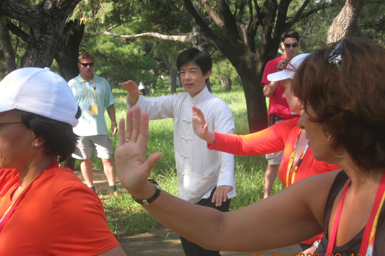 Aula experimental de kung fu chinês em PequimAula de Kung Fu