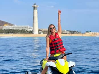 Depuis Morro Jable : Jet Ski Adventure Tour (sans licence)