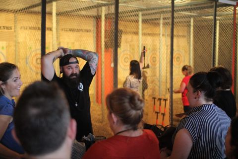 Brisbane: Lumber Punks Axe Throwing Experience