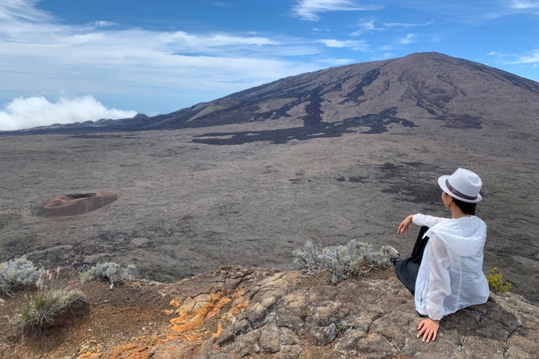 Eiland Réunion: Piton de la Fournaise vulkaan excursieFranssprekende chauffeur/gids