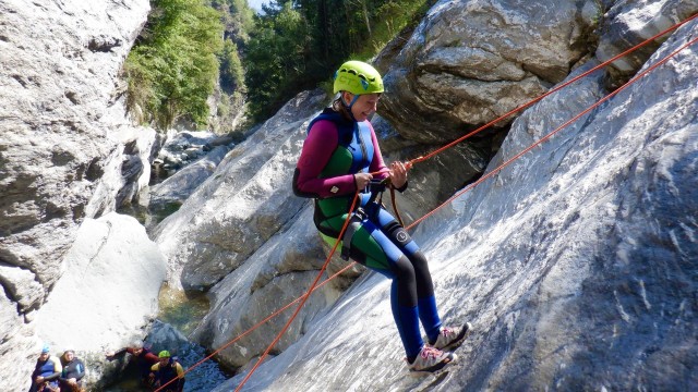Visit ChampdeprazCanyoning Sporting Spirit in the Chalamy torrent in aoste