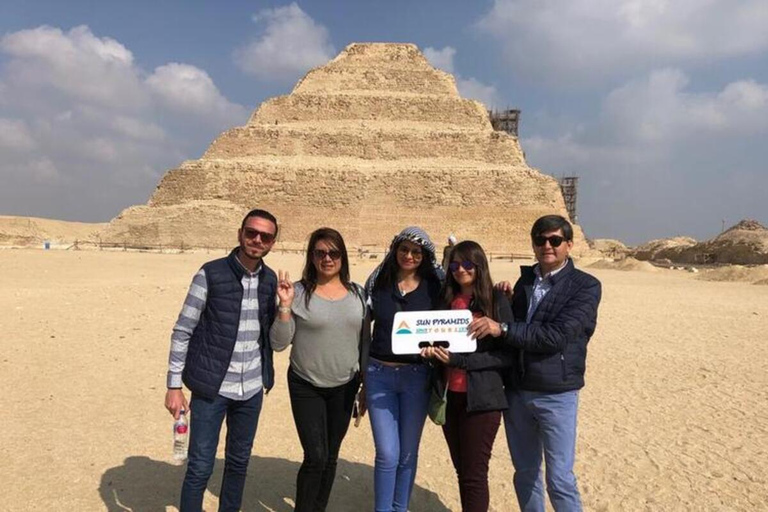 Cairo: Sakkara and Memphis 4Hours Private Tour With transferPrivate Tour including Transfers, Ita Guide and Entrance