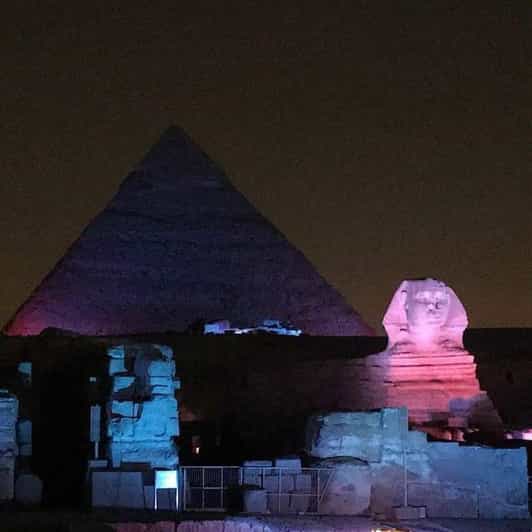 Cairo: Giza Pyramids Sound and Light Show with Dinner | GetYourGuide