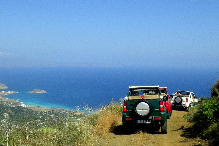 Agios Nikolaos : Circuit en Jeep avec arrêts et repas grec