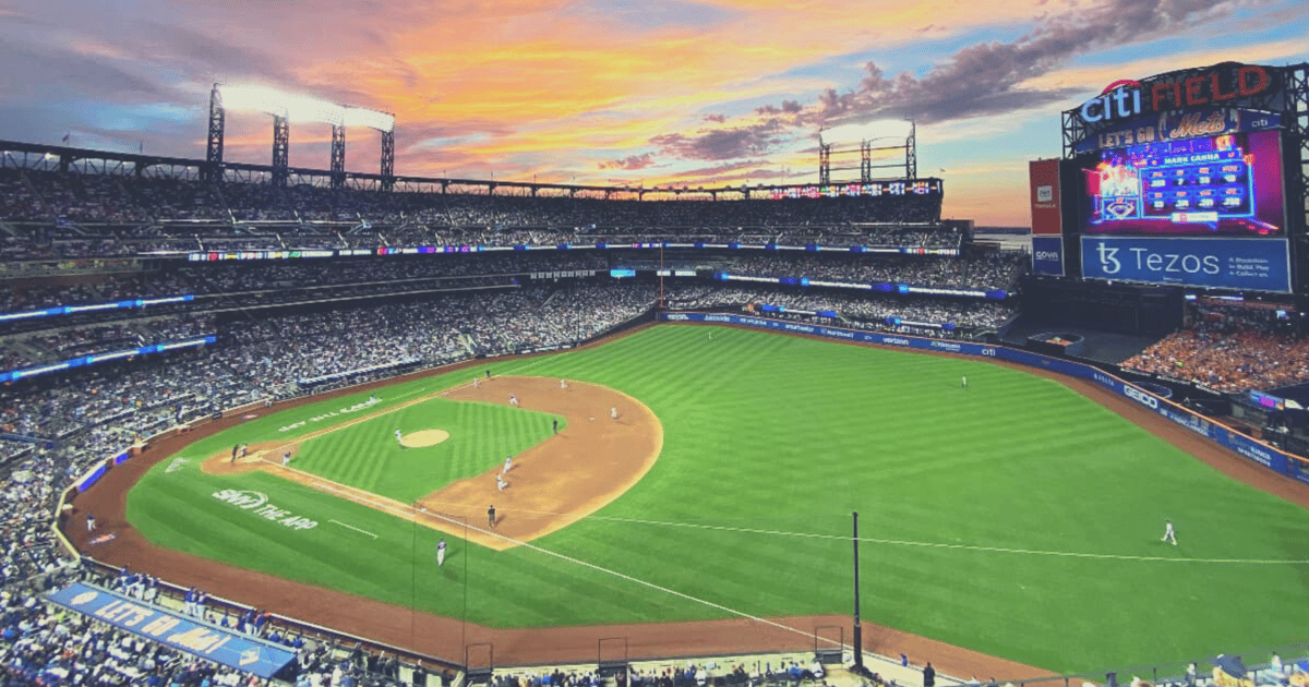 Nueva York Entrada para el partido de béisbol de los New York Mets