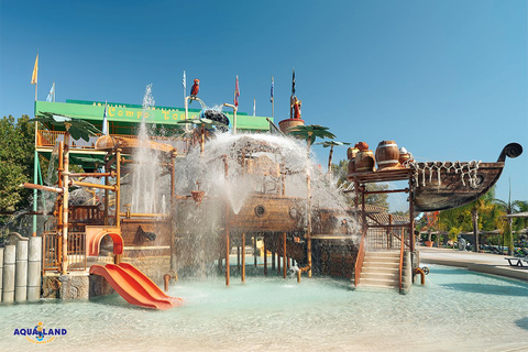 Corfu: Aqualand Waterpark Ticket and optional TransferWater adventure park "Aqualand" with Transportation