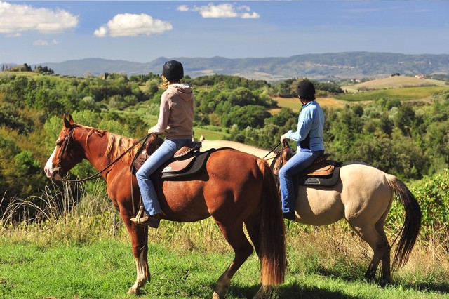 Visit Ulignano Tuscany Horseback Riding Tour with Wine Tasting in Tuscany