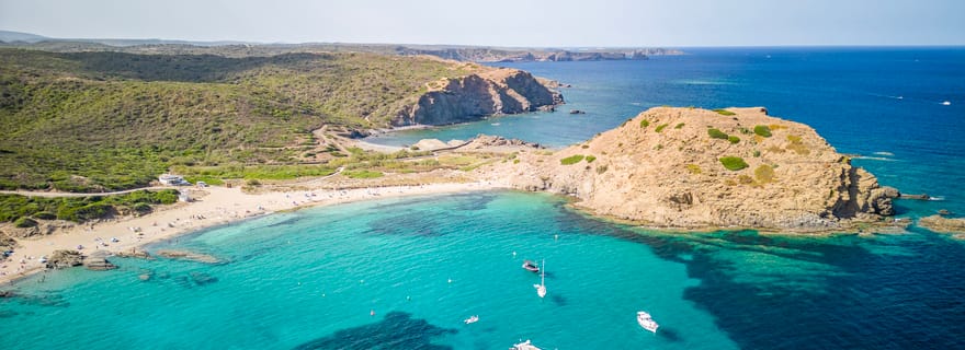 Au départ de Mahon : croisière d'une journée sur la côte est de Minorque