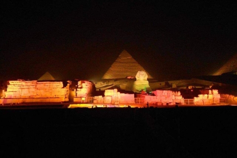 El Cairo :Espectáculo de Luz y Sonido en las Pirámides