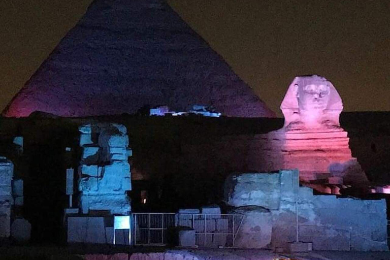 Le Caire : Spectacle son et lumière aux Pyramides