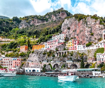 Ticket für die Fähre von Sorrent nach Amalfi und Positano