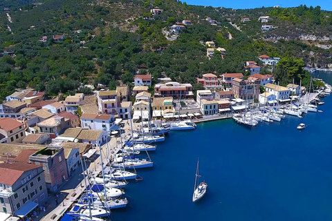 From Corfu: Paxos, Antipaxos & Blue Caves Day Trip by Boat Paxos, Antipaxos and Blue Caves boat tour with Trasfer