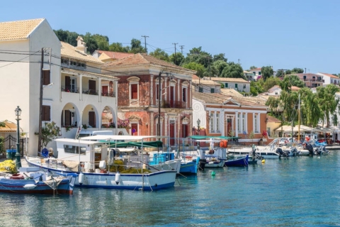 From Corfu: Paxos, Antipaxos & Blue Caves Day Trip by Boat Paxos, Antipaxos and Blue Caves boat tour with Trasfer