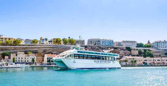 Mahon: Harbor Boat Tour with Underwater Viewing & Commentary