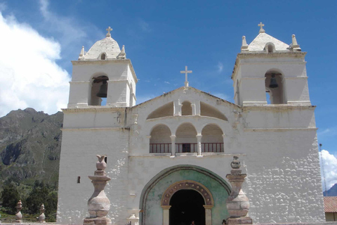 Vanuit Arequipa: Tour naar de Colca Canyon + Transfer naar Cusco