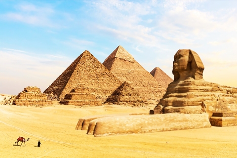 Caïro: dagtocht naar de piramides van Gizeh, de citadel, het oude Caïro