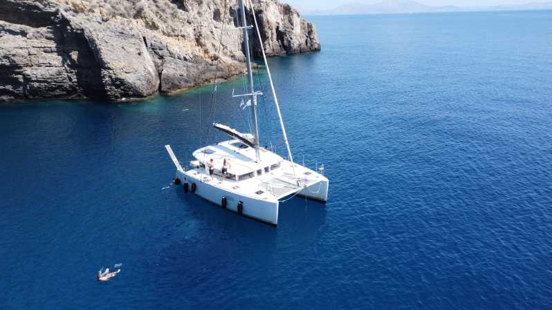 Mykonos: Full-Day Catamaran Cruise with Fresh Lunch