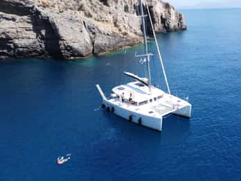 Mykonos: Full-Day Catamaran Cruise with Fresh Lunch