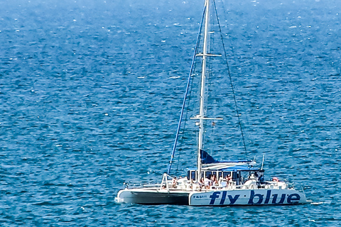 Málaga: Cruzeiro de catamarã com parada opcional para nadarPasseio Diurno de 1 Hora sem Parada para Mergulho