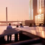 Crociera al tramonto a Melbourne con bar e vista sulla città