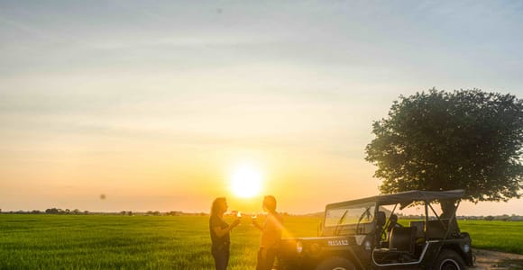 Siem Reap: Countryside Sunset Jeep Tour / SUV Available
