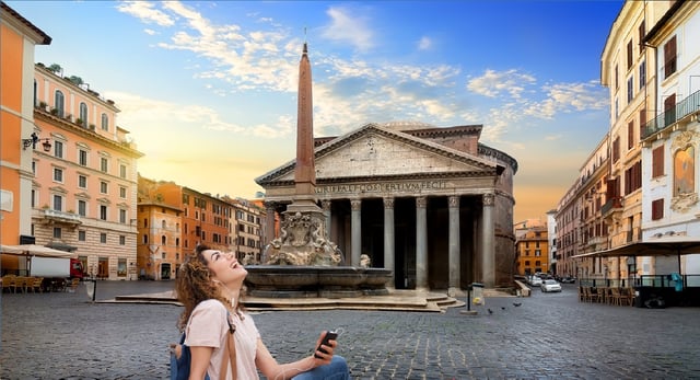 Roma: Audioguía de Monumentos con Panteón, sin entrada