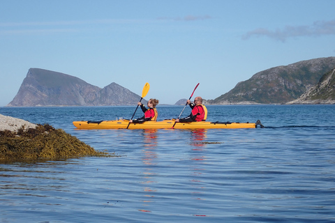 De Tromsø: Passeio de caiaque no mar em Sommarøy com traslado