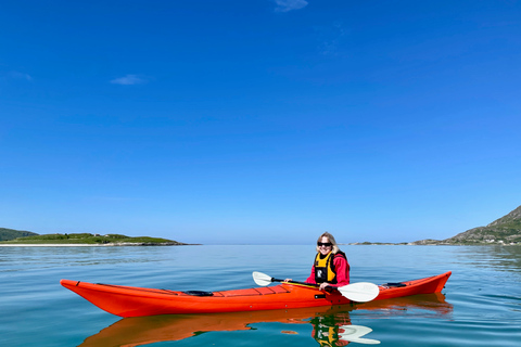 Desde Tromsø: Excursión en kayak de mar en Sommarøy con traslado