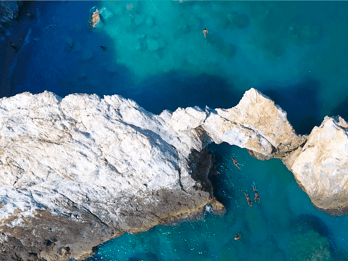 From Skiathos: Sea and Sun Island Day Cruise