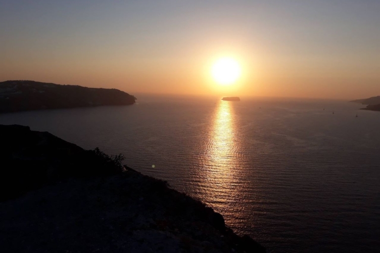 Santorini: dag- of zonsondergangpicknick