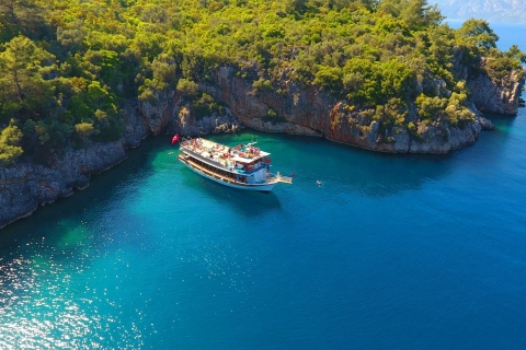 Marmaris: All Inclusive Boat Trip Unlimited Soft Drinks Package With Hotel Transfer