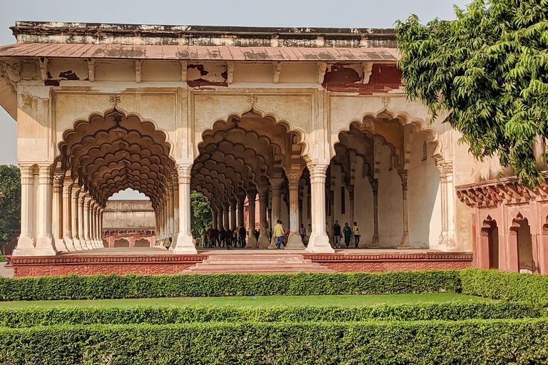 De Délhi: Viagem de um dia particular ao nascer do sol do Taj Mahal e ao Forte de AgraExcursão particular saindo de Délhi com carro, almoço, entrada e guia