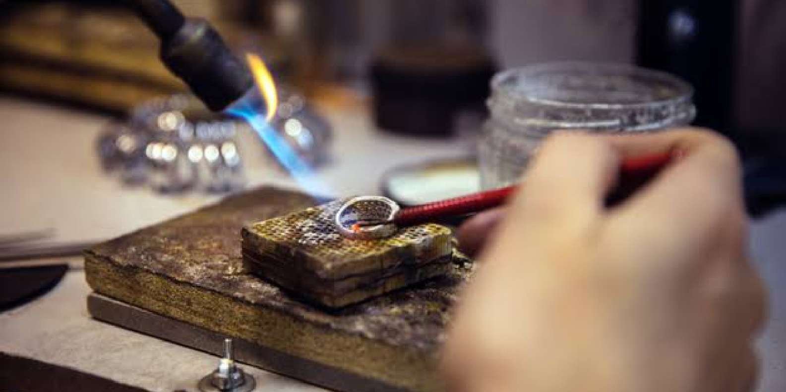 Yuup  Beginners Ring Making Workshop - Silver & Steel - Yuup