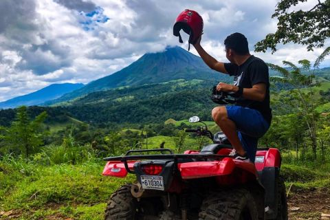 From La Fortuna: Guided ATV Jungle Tour to Arenal Volcano