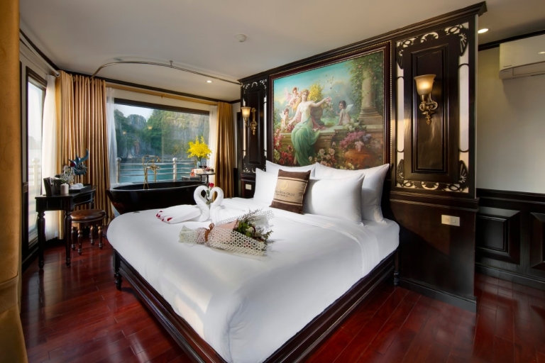 2 Day Ha Long Bay 5-Star Cruise Private Balcony Cabin