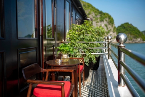 2 Day Ha Long Bay 5-Star Cruise Private Balcony Cabin
