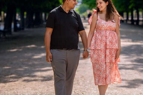 Paris: Private photo shooting at the Luxembourg Garden