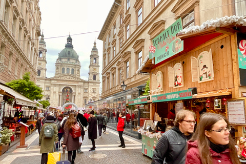 Budapest: Julmarknaden Guidad vandringstur med provsmakningarBudapest Wonderland - Julmarknadstur med godis