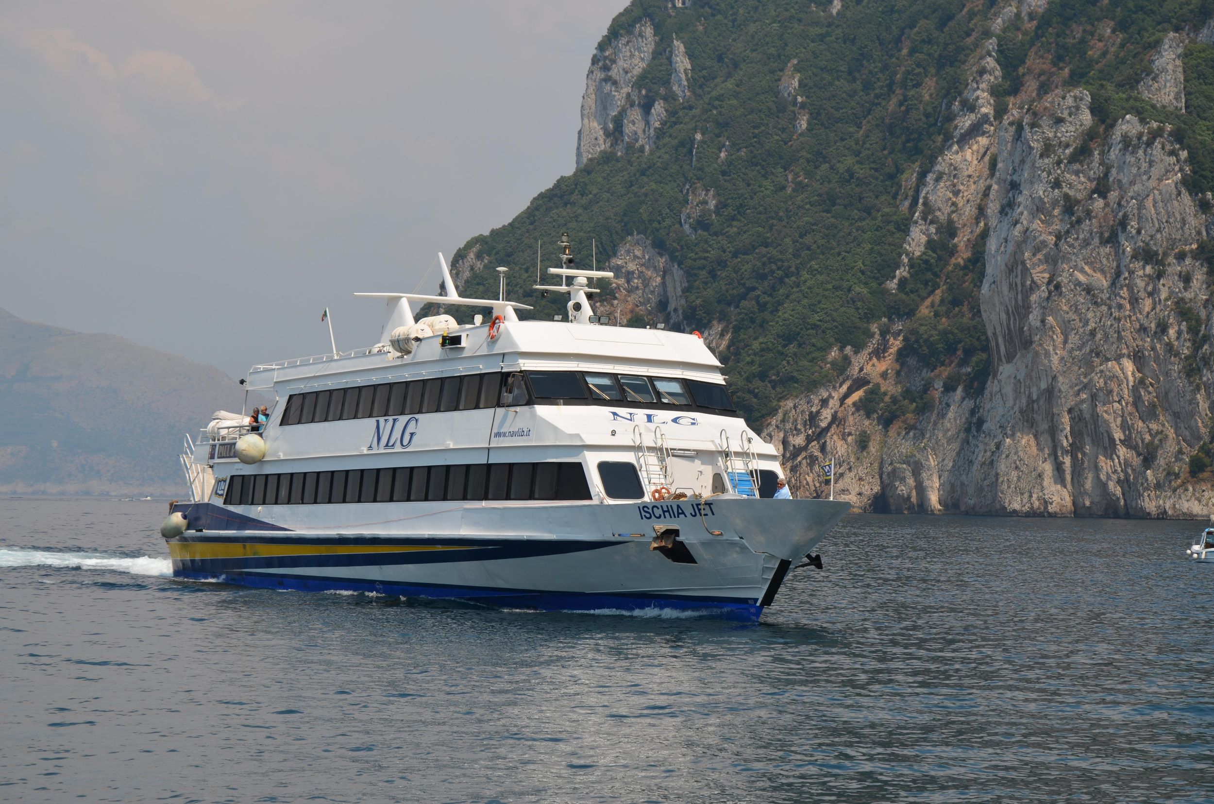 Fähre von Salerno nach Amalfi, Capri und Positano