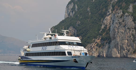 Fähre von Salerno nach Amalfi, Capri und Positano