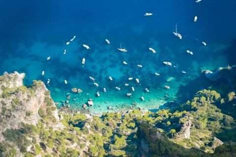 Salerno: Amalfi, Capri and Positano Full-Day Boat Cruise