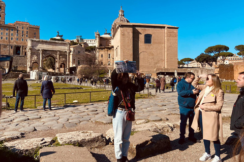 Roma: Visita guiada ao Coliseu, Fórum Romano e Monte PalatinoExcursão em Inglês