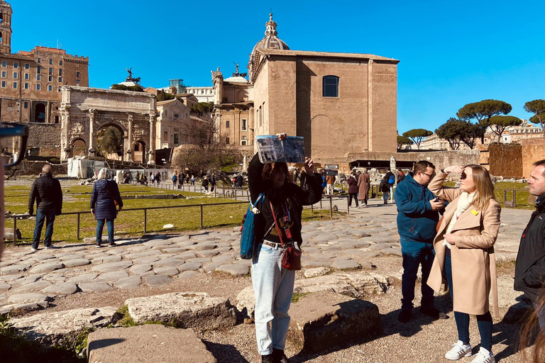 Roma: Tour guidato del Colosseo, del Foro Romano e del PalatinoTour in spagnolo