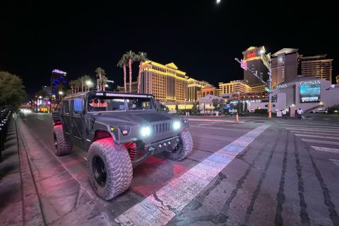 Las Vegas: Military Hummer H1 Rental with GPS Tourist Route