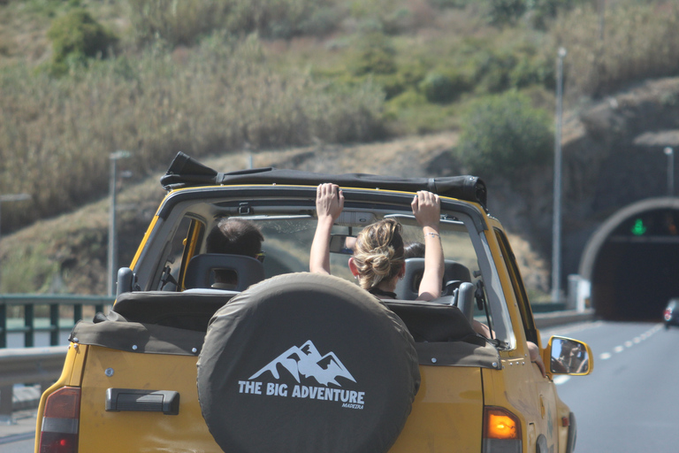 From Funchal: Cabo Girao, Safari Tour on Mountains & Poncha