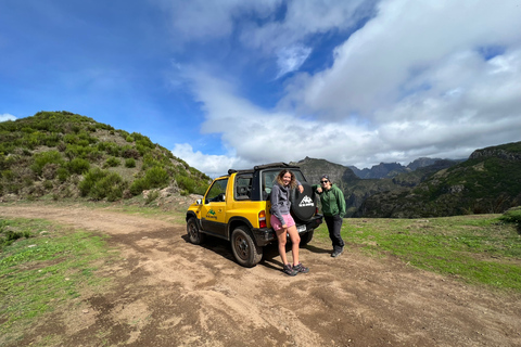 Von Funchal: Cabo Girao, Safari-Tour auf Berge & Poncha