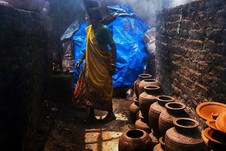 Wycieczka po slumsach Dharavi i na wyspę Elephanta