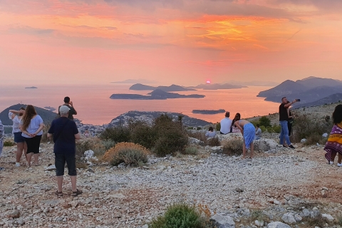 Dubrovnik: Panoramatour bei Sonnenuntergang mit WeinPrivate Sonnenuntergangstour mit Hotelabholung