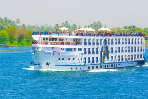 El Cairo: Crucero de 3 días por el Nilo con vuelos en globo aerostático